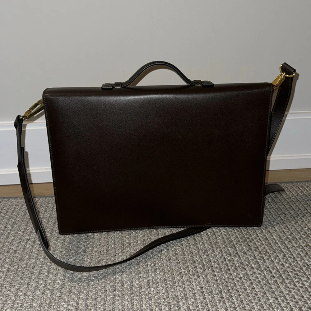 T. Anthony Ultra Slim Briefcase with Strap